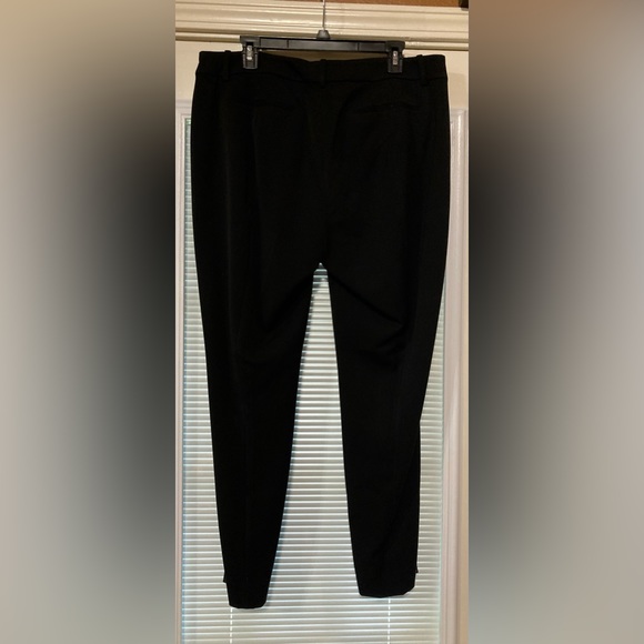NWT J Crew flat front pants-Black - Picture 2 of 3